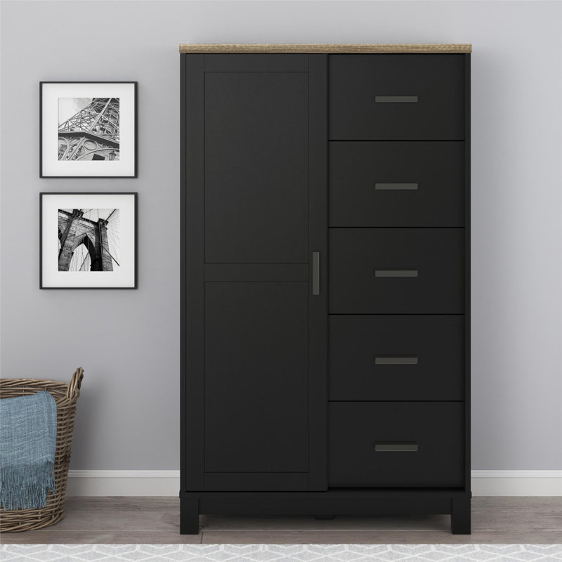 Andover Mills™ Pettigrew 5 Drawer Gentleman's Chest & Reviews Wayfair